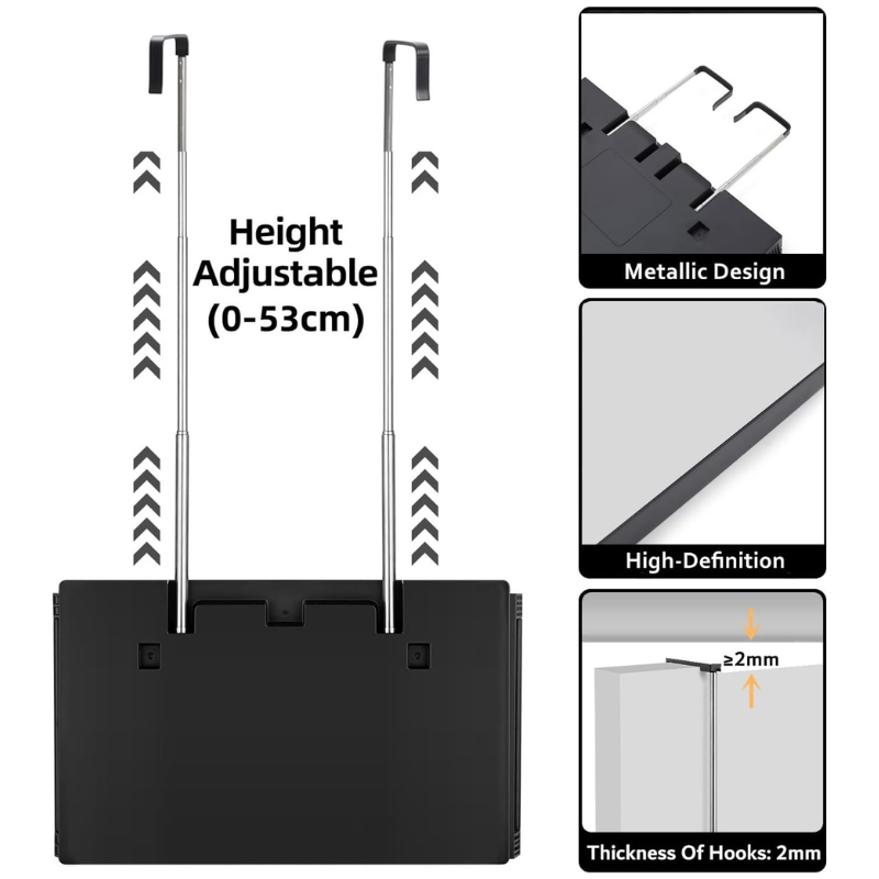 LED trifold mirror