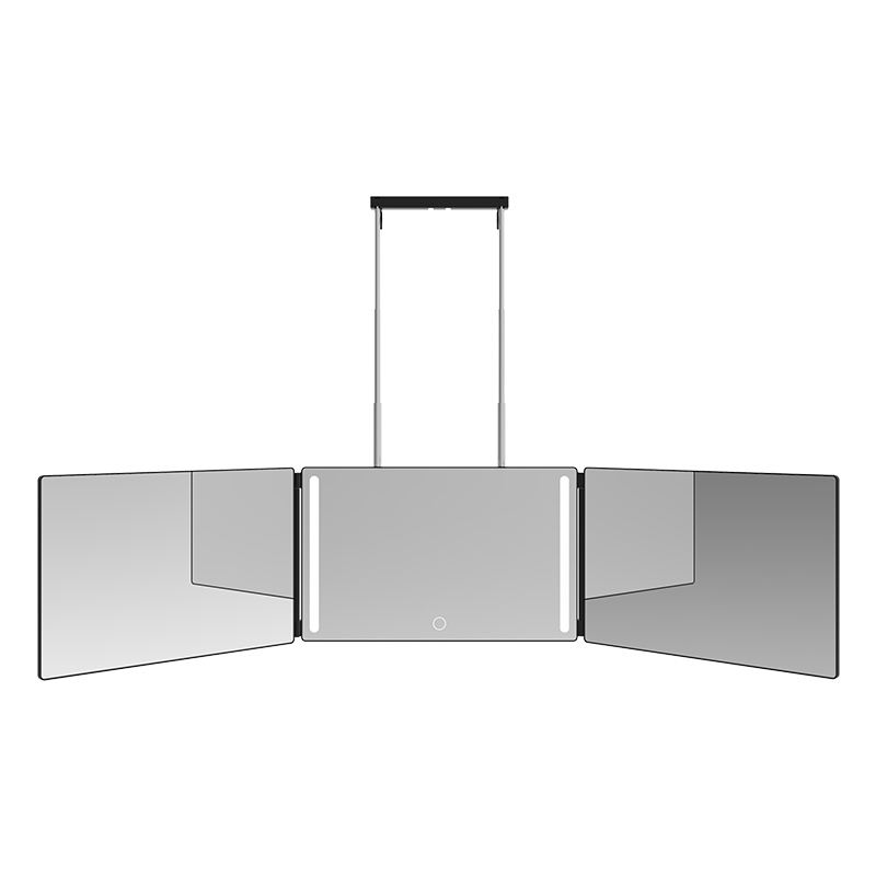 LED trifold mirror